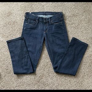 Citizens of Humanity Ava Dark Wash Straight Leg Jeans